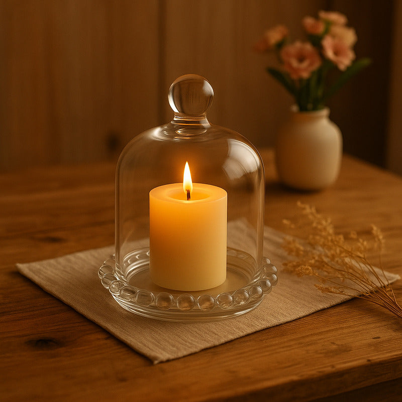 Porta Velas Vidrio Porta Velas Decoracion Porta Vela Hogar Transparente