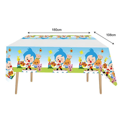 2 Mantel De Cumpleaños Plim Plim Mantel Decoracion Plim Plim