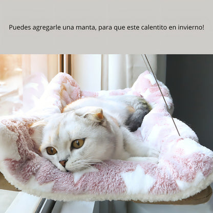 Hamaca Para Gatos Cama De Gato Cama Colgante Ventana - Wuf Color Beige Diseño Liso