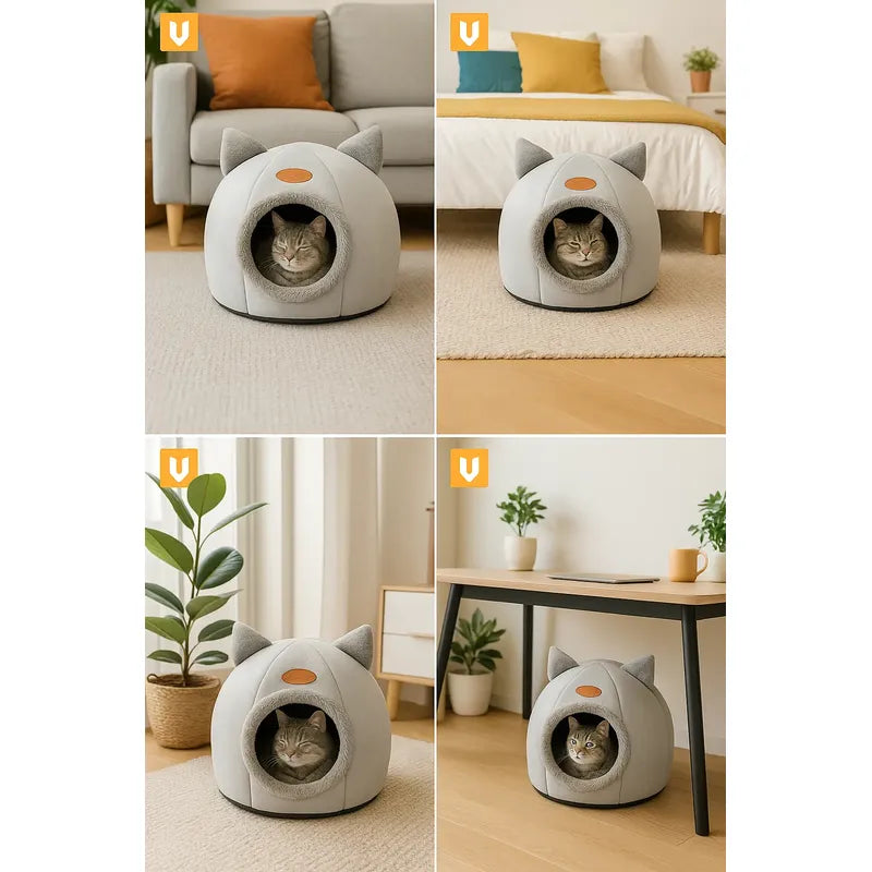 Cama Para Perros Y Gatos Camas Mascotas Gatos Perros Cama M Gris Claro Gato