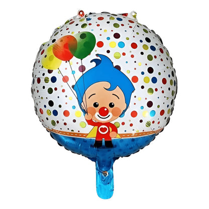 Set 57 Globos Plim Plim Decoracion Plim Plim Globos Metalico