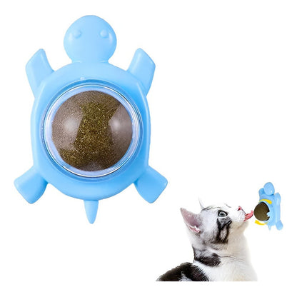 X4 Bola Hierba Gatera Catnip Snack Para Gatos Bola Adhesiva  Variado