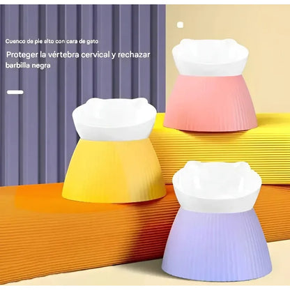 Plato Comida Perro Plato Alto Inclinable Plato Mascota