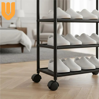 Perchero Organizador Colgante Perchero Doble Barra 5 Niveles