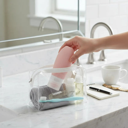 Set 4 Botellas De Viaje Botellas Viaje Porta Shampoo 60 Ml