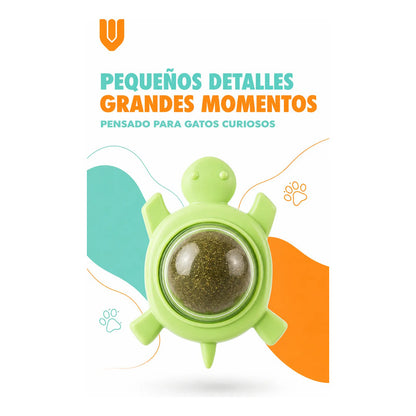 X4 Bola Hierba Gatera Catnip Snack Para Gatos Bola Adhesiva  Variado Pequeño