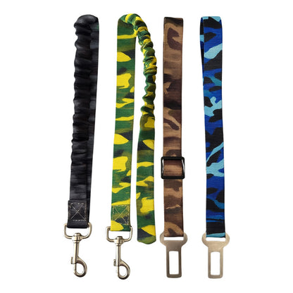 Cinturón De Seguridad Para Perro Gato Correa Elástica Auto Cinturon Auto Mascotas Perro Gato Cinturon Multicolor Vitrineon Cl