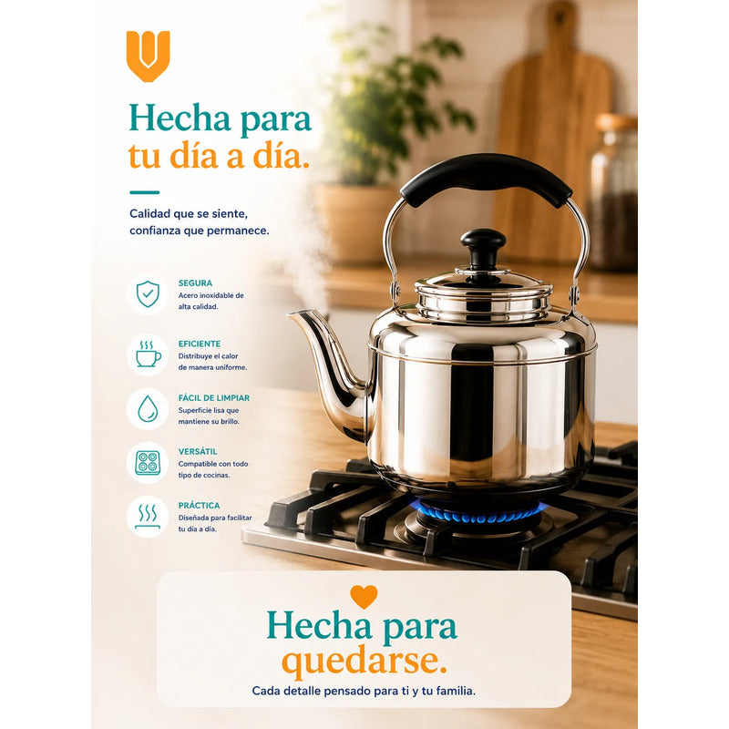 Tetera Cuello Cisne Invierno Café Gourmet Acero Metal Plateado Metalico Brillante Elegante Estilo Gourmet Moderno Cocina Barista Premium Acabado Acero Inoxidable