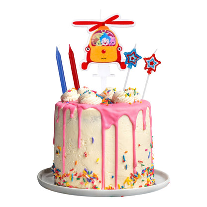 Set 7 Velas Plim Plim Feliz Cumpleaños Vela Plim Plim Fiesta