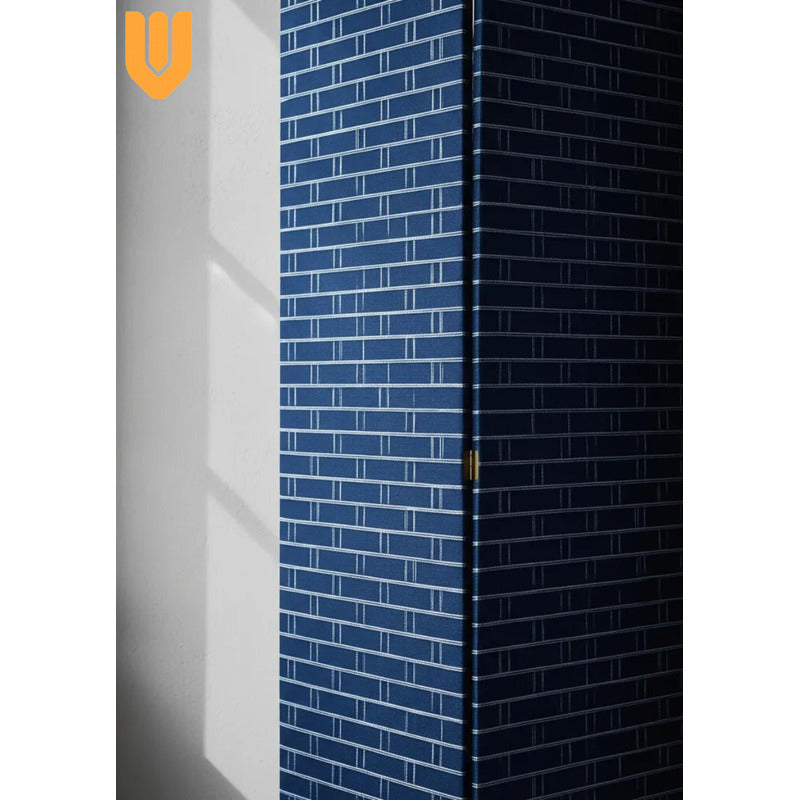 Vitrineon Biombo Separador Ratán Oficina 4 Paneles 180cm