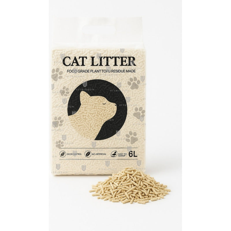 X4 Arena De Tofu Arena De Gato Sanitaria Arena Gato 2 Kg