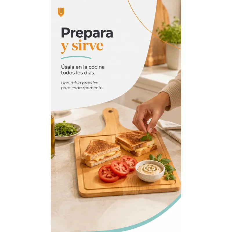 3 Tabla Pizza Tabla Picoteo Madera Bambu Tabla Pica 27x30cm Tabla Cuadrada Tabla Bambu Pizza Picoteo Madera Rectangular 27x30cm Espesor 8mm Mango Quesos Aperitivos Cocina 27x30
