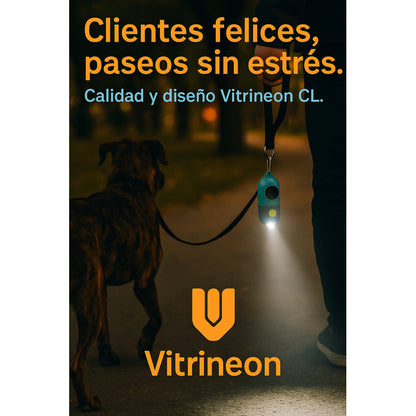 Dispensador Bolsas Basura Mascota Linterna Led Portatil Pase