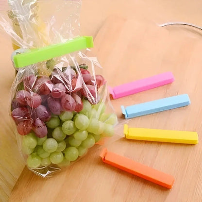 X5 Clips Bolsas Sellado Facil Pinzas Sellado Bolsa Alimentos Multicolor