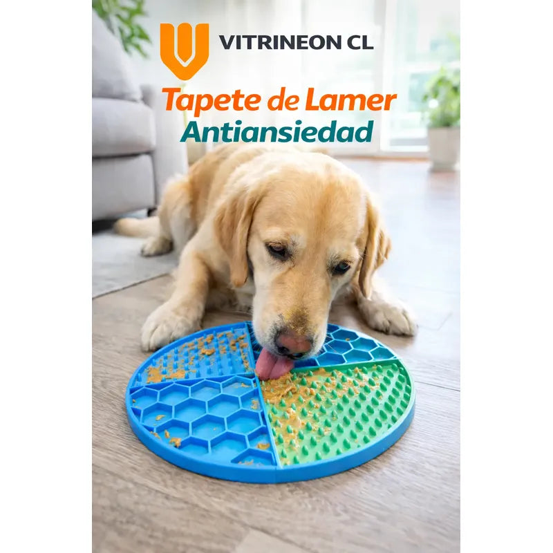 Lickimat Almohadilla Lamer Perro Comedero Antiestrés Tapete 2 Unidades Multicolor