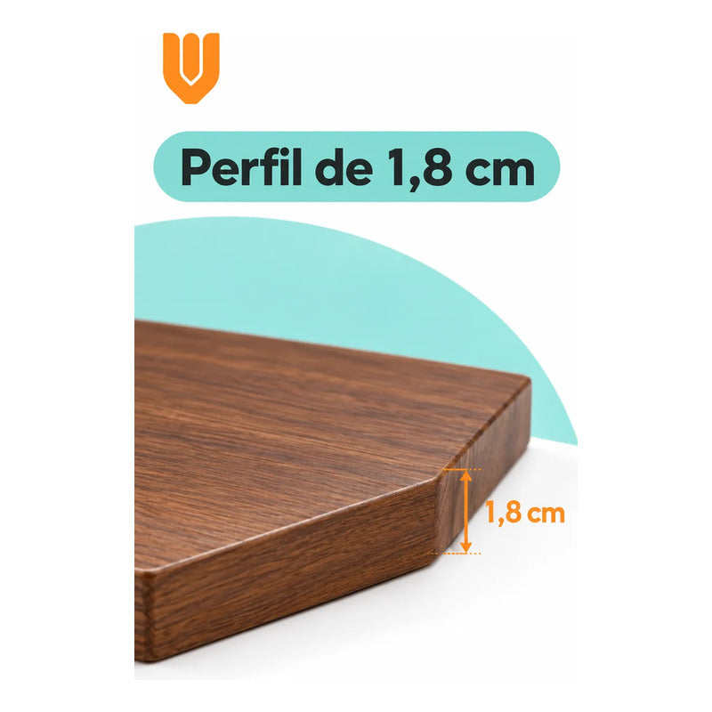 2 Repisas Esquineras Mdf Marrón 30x30 Cm Dormitorio Living Marrón