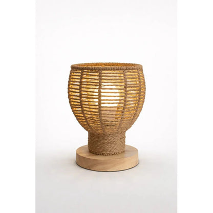 Lampara Mesa Bambu Led E27 Iluminacion Ambiental Luz Calida Noche Mesa Bambu Iluminacion Ambiental Led E27 Estilo Clasico Natural Luz Calida Dormitorio Color Marron Claro Lampara Mesa Bambu...