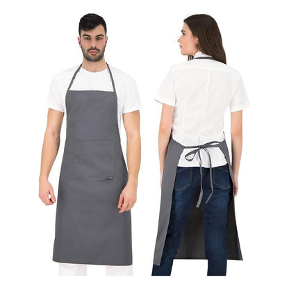 6 Delantales De Cocina Delantal Pechera Impermeable Cocina Multicolor Liso