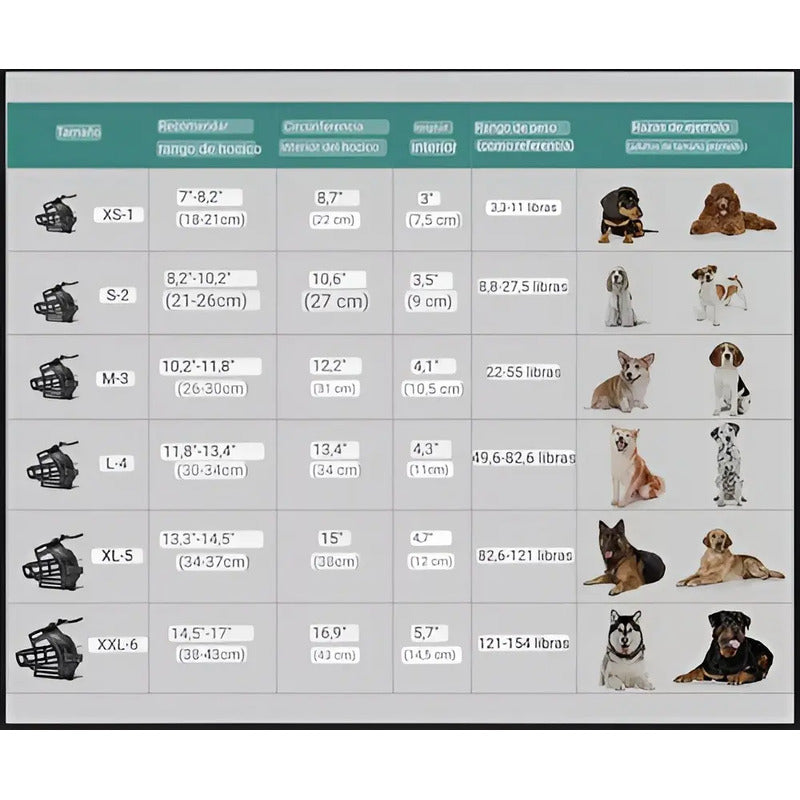 X2 Bozal Perro Grandes Bozal Para Perro Bozal Perro Talla L