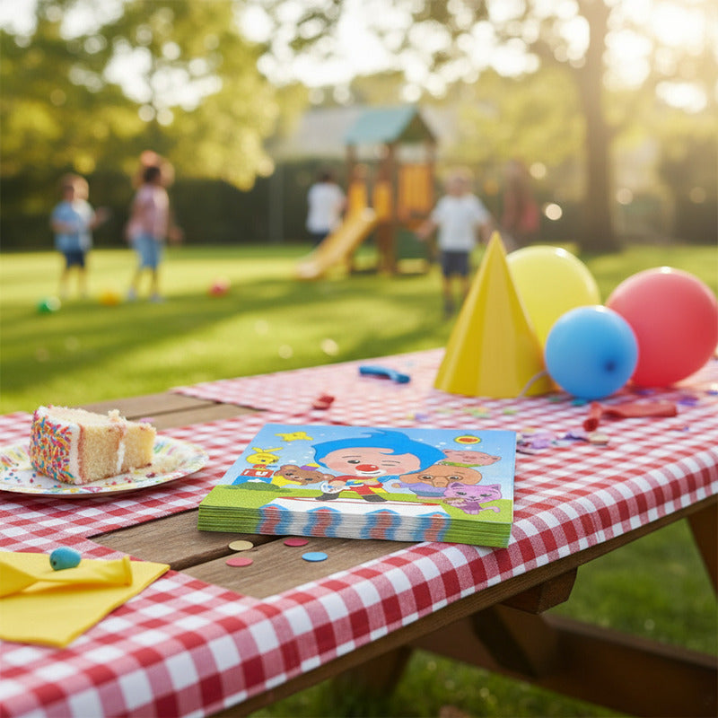 X20 Servilletas Plim Plim Decoracion Cumpleaños Plim Plim