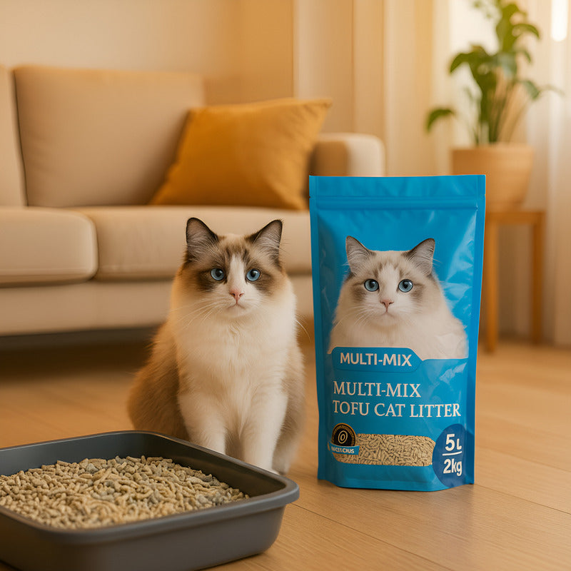 3 Arena Sanitaria Bentonita Arena Tofu Gatos Arena Tofu 2 Kg