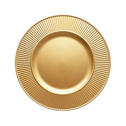 6 Platos Dorados Navideño Vajilla Dorada Vajilla Navidad 33c