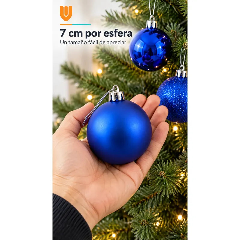 20 Esferas Navideñas Adorno Hogar Arbol Bolas Decorativa 7cm Esferas Navideñas, Bolas De Navidad, Bambalinas Doradas, Adornos Para Árbol, Pack 20, Esferas 7 Cm Esferas Navideñas Doradas Pack 20 7cm