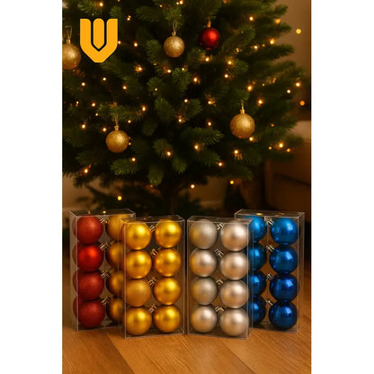 Esferas Navidad 5 Cm Brillante Mate 20 Unid Vitrineon Cl