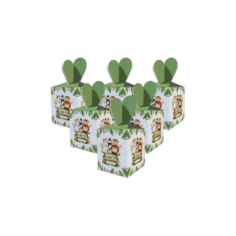 12 Cajas De Cotillon Safari Dulces Decoración Safari Fiesta
