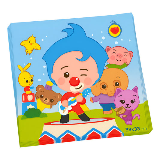 X20 Servilletas Plim Plim Decoracion Cumpleaños Plim Plim