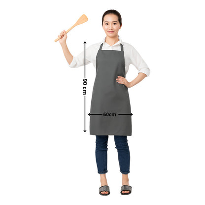 6 Delantales De Cocina Delantal Pechera Impermeable Cocina Multicolor Liso