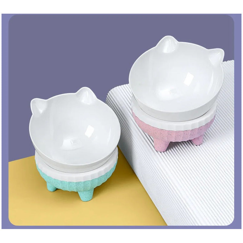 Plato Comida Perro Plato Alto Inclinable Plato Mascota