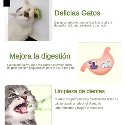 Pack 2 Juguete Catnip Para Gato Bola Giratoria Catnip Hierba