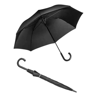 Paragua Lluvia 8 Varillas Paraguas Para Lluvia Impermeable Negro Liso