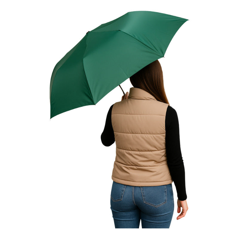 Paragua Parasol Lluvia Retractil Plegable 8 Varill Sombrilla
