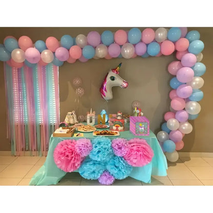 X20 Servilletas Cumpleaños Feliz Cumpleaños Unicornio Rosado Rosa