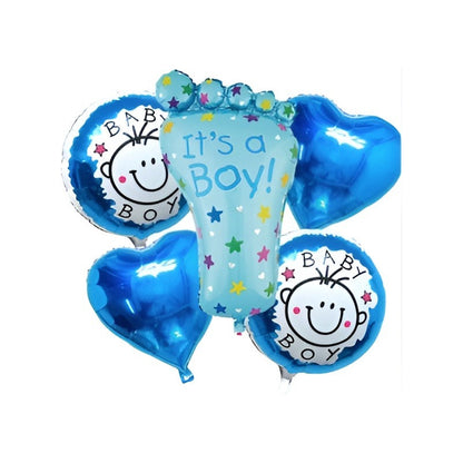 Globo Metalizado Decoracion Fiesta Baby Shower Globo Niño