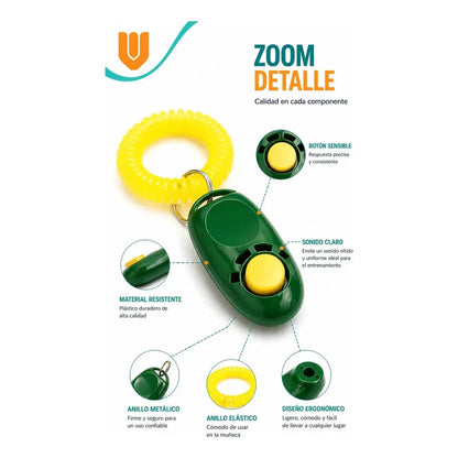 X4 Clicker De Adiestramiento Perro Clicker Entrenamiento Multicolor