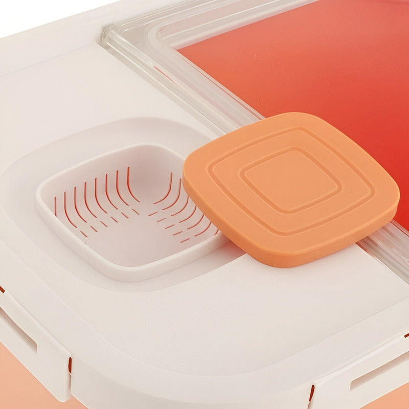 2 Recipientes De Alimentos Para Perros Contenedor Alimentos