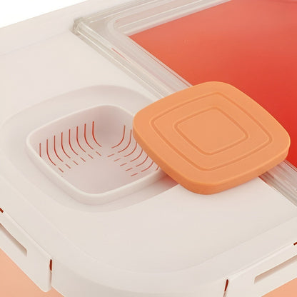 2 Recipientes De Alimentos Para Perros Contenedor Alimentos