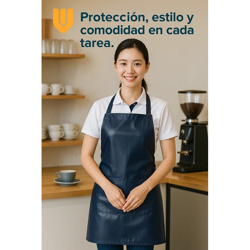 Pechera Delantal De Cocina Impermeable Ajustable Multiusos