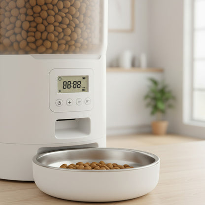 Dispensador Automatico Alimentos Mascotas Comedero 4 Litros