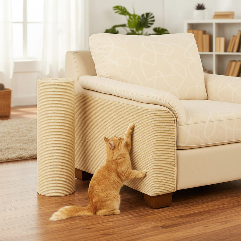 Protector Sillón Gato Tapete Rascador Antiarañazos 30x60cm