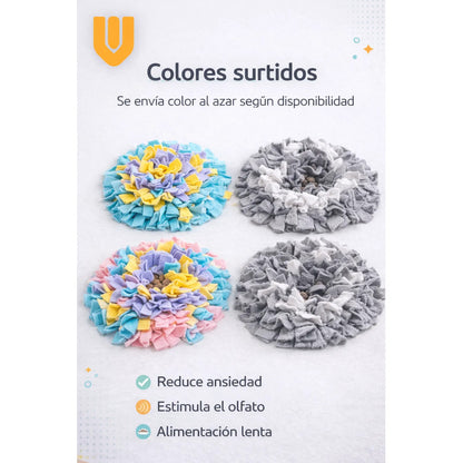 Alfombra Olfativa Perro Juguete Interactivo Estimulador Masc