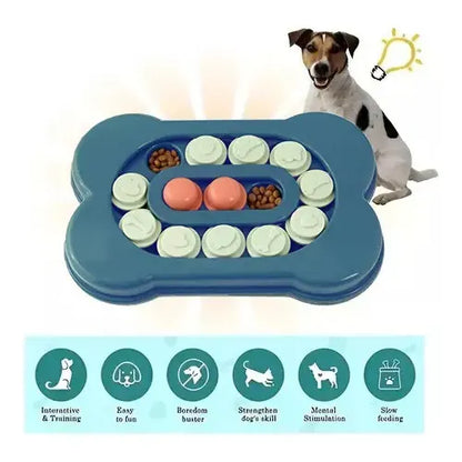 Plato Puzzle Plato Perro Ansioso Dispensador De Comida
