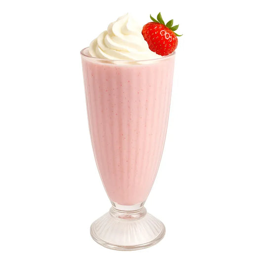 6 Vasos Altos Vidrio Acanalado Batidos Postres Helados 370 M Vaso Vidrio
