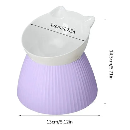 Plato Comida Perro Plato Alto Inclinable Plato Mascota