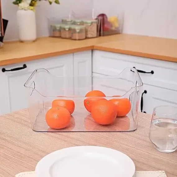 Pack X4 Organizador De Despensa Contenedor Multiuso Cocina Transparente - 196