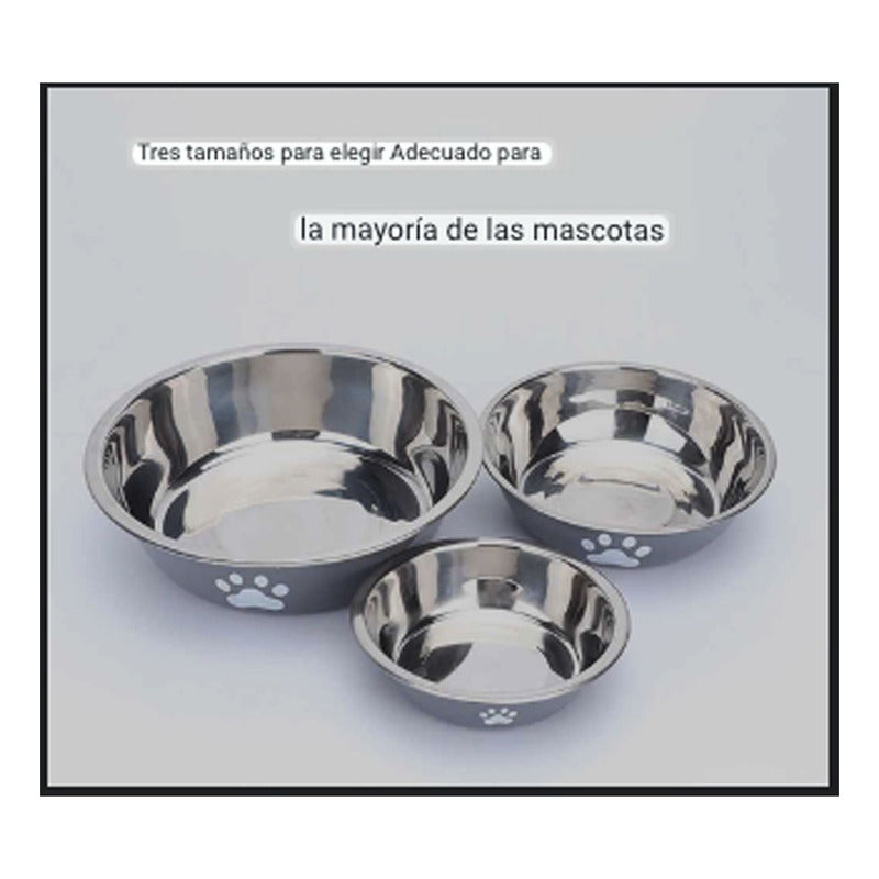 Pack X2 Plato Gato Comedero Perro Plato Perro Cuenco 18cm