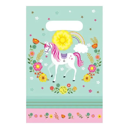 10 Bolsas Para Piñata Unicornio Bolsas Para Dulces Piñata Unicornio